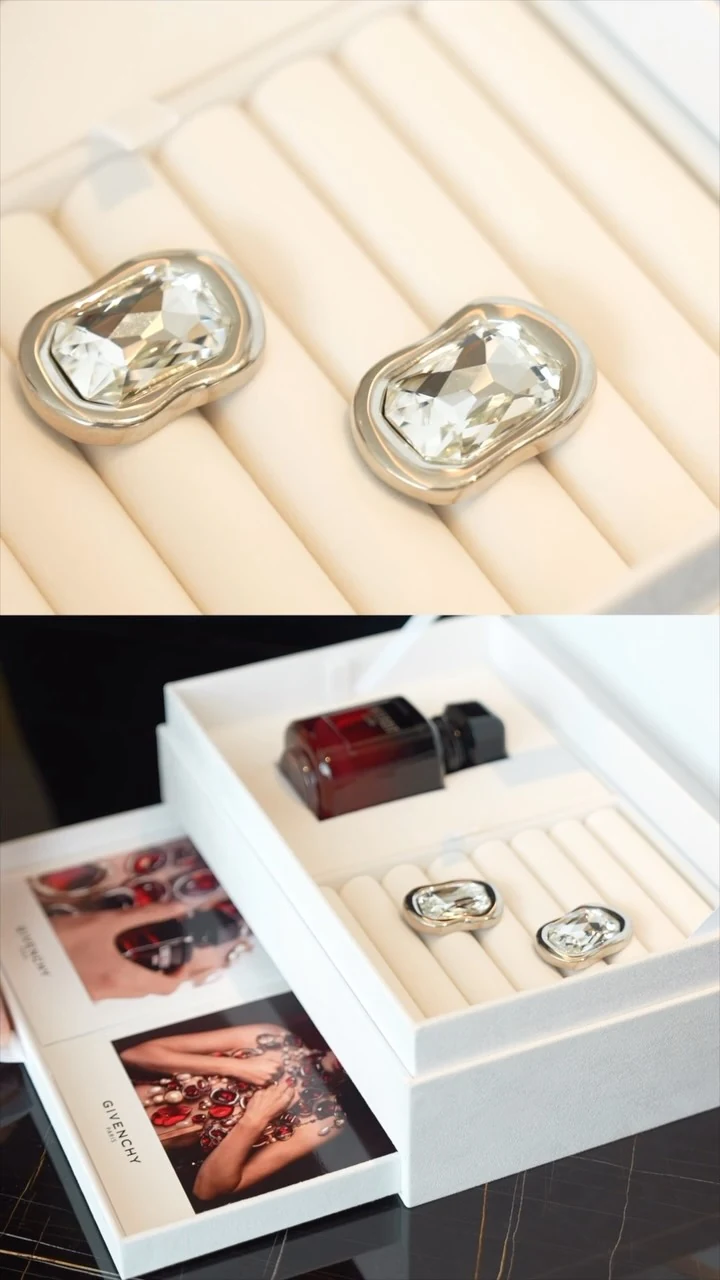 The original cover of Rahaf Alharbi’s Givenchy L’Interdit Elixir reel
